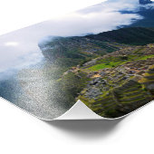 Machu Picchu, Peru, Ausblick Fotodruck (Ecke)