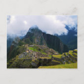 Machu Picchu, Peru, Ausblick Postkarte (Vorderseite)