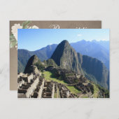 Machu Picchu Peru Brautparty Game Postkarte (Vorne/Hinten)
