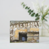 Machu Picchu, Peru, Brunnen Postkarte (Stehend Vorderseite)