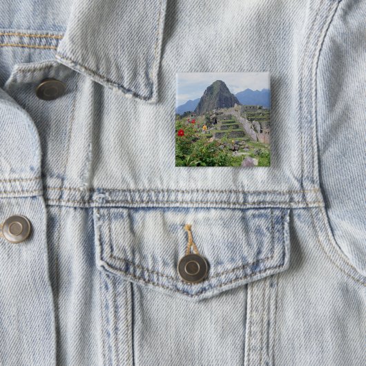 Machu Picchu, Peru Button (Beispiel)