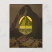 Machu Picchu Peru Explorer Travel Postcard Postkarte (Vorderseite)