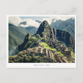 Machu Picchu, Peru Feiertagspostkarte (Vorderseite)