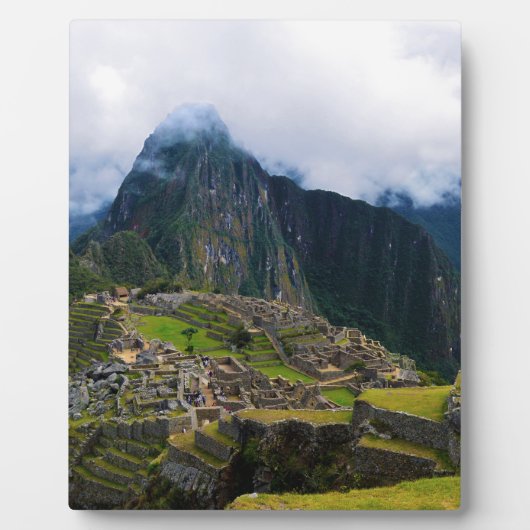 Machu Picchu, Peru Fotoplatte (Vorderseite)