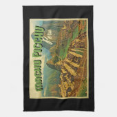 Machu Picchu Peru Geschirrtuch (Vertikal)