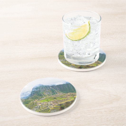 Machu Picchu, Peru Getränkeuntersetzer (Seite)
