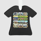 Machu Picchu Peru Glück Ornament (Rückseite)