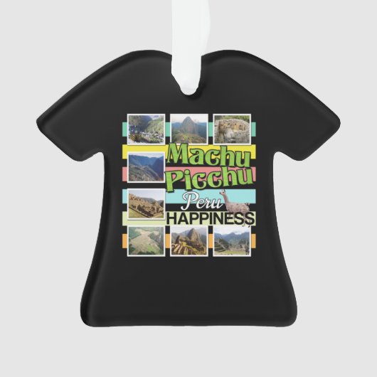 Machu Picchu Peru Glück Ornament (Vorderseite)