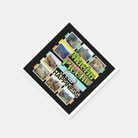 Machu Picchu Peru Glück Serviette (Ecke)