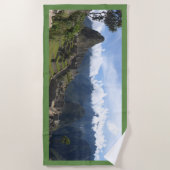 Machu Picchu Peru, grünes Strandtuch (Vorderseite)