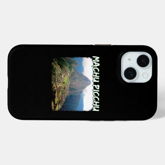 Machu Picchu Peru - Huayna Picchu Mountain Case-Mate iPhone Hülle (Rückseite (Horizontal))