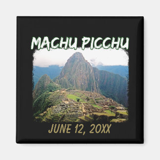Machu Picchu Peru - Huayna Picchu Mountain Magnet