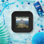 Machu Picchu Peru - Huayna Picchu Mountain Pappteller (Party)