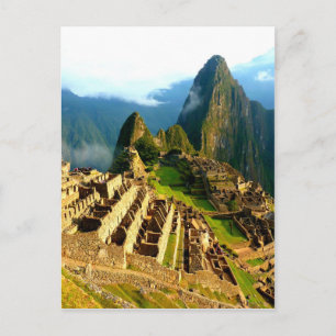 Machu Picchu peru inca Postkarte