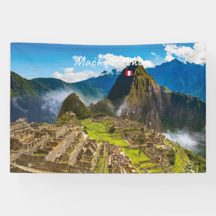 Machu Picchu, Peru - Inka-Stadt Ruinen Banner