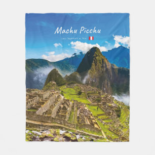 Machu Picchu, Peru - Inka-Stadt Ruinen Fleecedecke