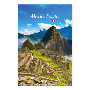 Machu Picchu, Peru - Inka-Stadt Ruinen Fotodruck