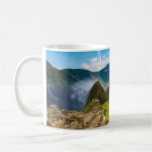 Machu Picchu, Peru - Inka-Stadt Ruinen Kaffeetasse (Links)