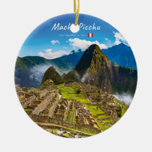 Machu Picchu, Peru - Inka-Stadt Ruinen Keramik Ornament