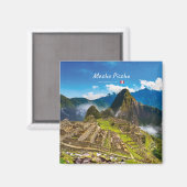 Machu Picchu, Peru - Inka-Stadt Ruinen Magnet (Vorderseite/Rückseite)