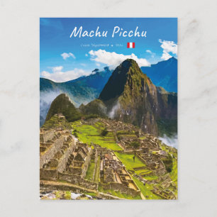 Machu Picchu, Peru - Inka-Stadt Ruinen Postkarte