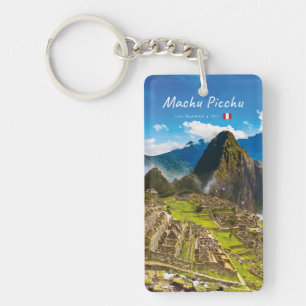 Machu Picchu, Peru - Inka-Stadt Ruinen Schlank Schlüsselanhänger