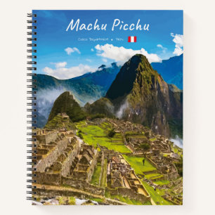 Machu Picchu, Peru - Inka-Stadt Ruinen Spirale Notizblock