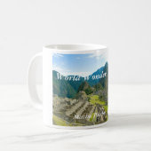 Machu Picchu Peru Kaffeetasse (Vorderseite Links)