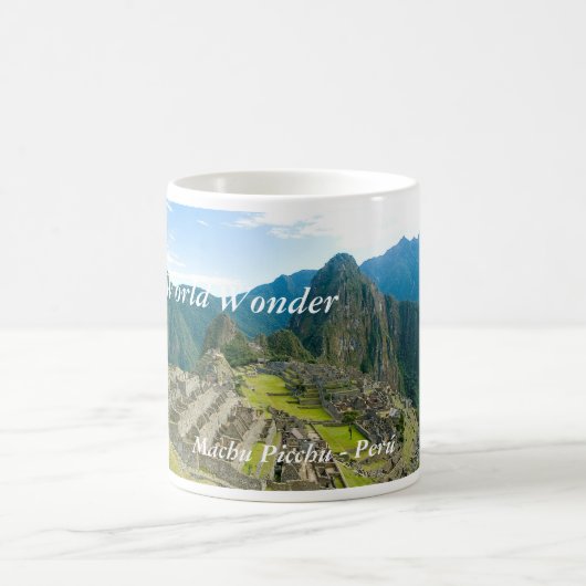 Machu Picchu Peru Kaffeetasse (Mittel)