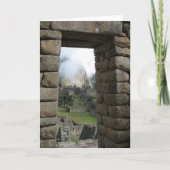 Machu Picchu, Peru Karte (Vorderseite)