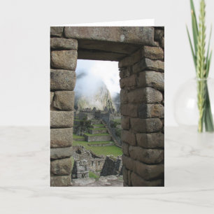 Machu Picchu, Peru Karte
