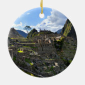 Machu Picchu, Peru Keramik Ornament (Hinten)