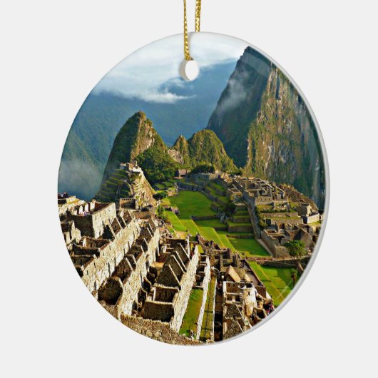 Machu Picchu, Peru Keramik Ornament (Links)