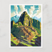 Machu Picchu Peru Kunstmuseum Postkarte (Vorderseite)