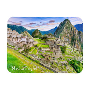 Machu Picchu Peru Landschaftlich Travel Magnet