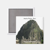 Machu Picchu, Peru Magnet (Vorderseite/Rückseite)