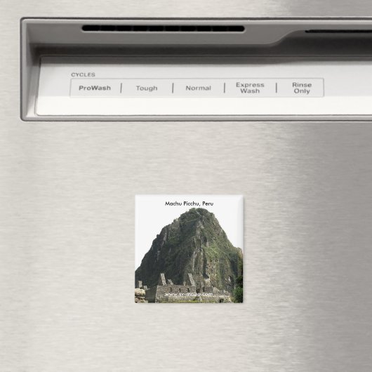 Machu Picchu, Peru Magnet (In Situ (Geschirrspüler))