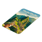 Machu Picchu Peru Magnet (Linke Seite)