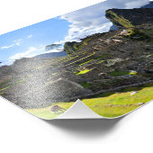 Machu Picchu, Peru, Nachmittag Fotodruck (Ecke)