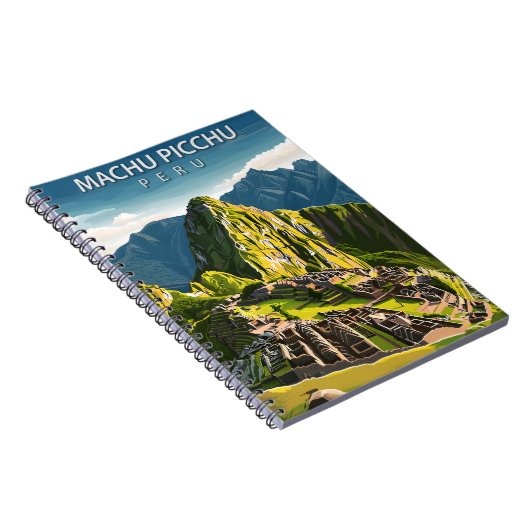 Machu Picchu Peru Notizblock (Rechte Seite)