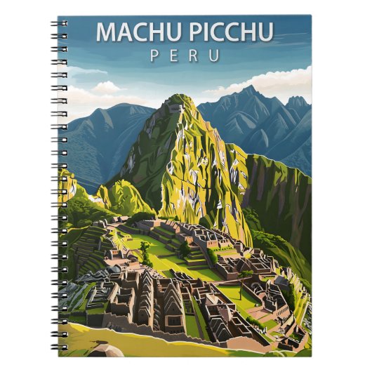 Machu Picchu Peru Notizblock (Vorderseite)