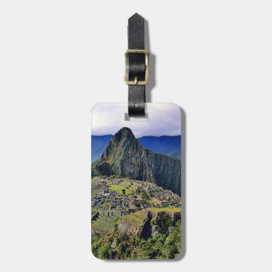 MACHU PICCHU - Peru - Panorama Gepäckanhänger (Vorderseite vertikal)