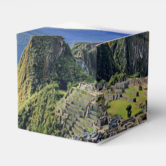 MACHU PICCHU - Peru - Panorama Geschenkschachtel (Rückseite)