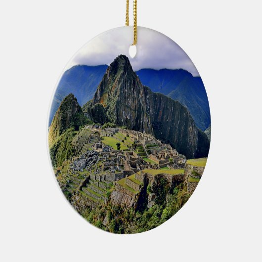 MACHU PICCHU - Peru - Panorama Keramik Ornament (Rechts)