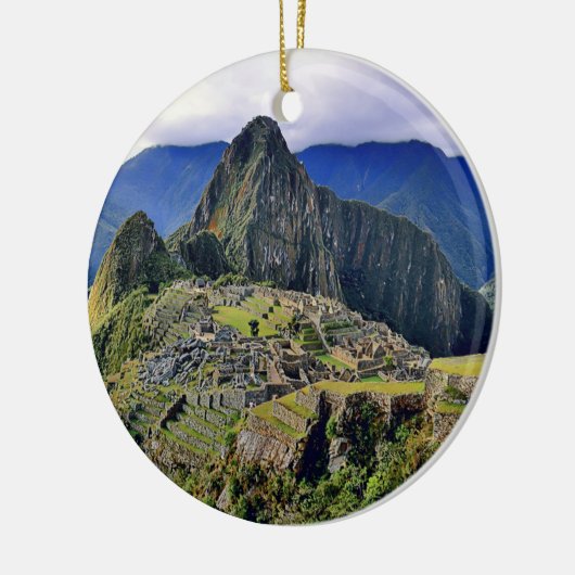 MACHU PICCHU - Peru - Panorama Keramik Ornament (Links)