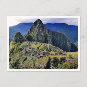 MACHU PICCHU - Peru - panorama Postkarte