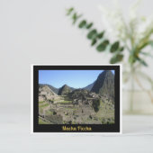 Machu Picchu Peru Postcard Postkarte (Stehend Vorderseite)