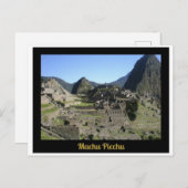 Machu Picchu Peru Postcard Postkarte (Vorne/Hinten)