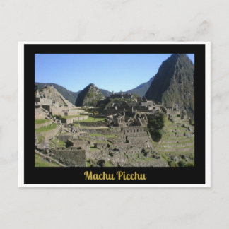 Machu Picchu Peru Postcard Postkarte