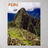 Machu Picchu, Peru Poster (Vorne)